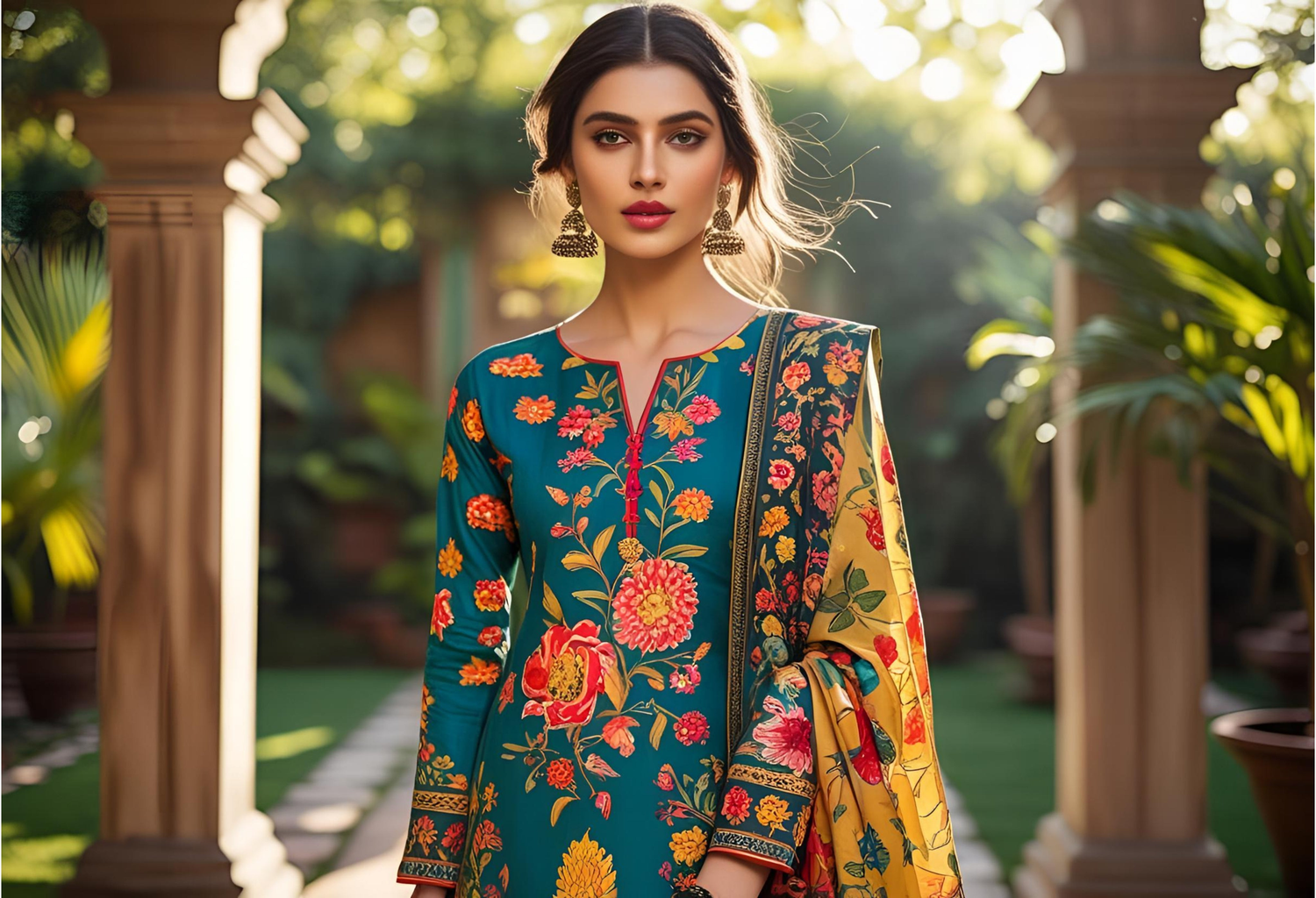Punjabi Cotton Printed Suits